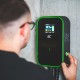 Green Cell Wallbox 22kW GC PowerBox Type 2 EV įkroviklis skirtas Tesla Model 3 S X Y VW ID.3 ID.4 Fiat 500e Kia EV6 Ford Mach-E